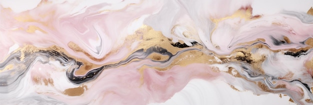 Мраморный абстрактный фон Декоративная акриловая краска, заливающая каменную мраморную текстуру