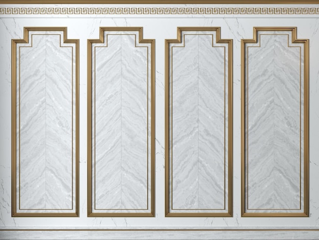 Marble cabinet wall classic art deco background