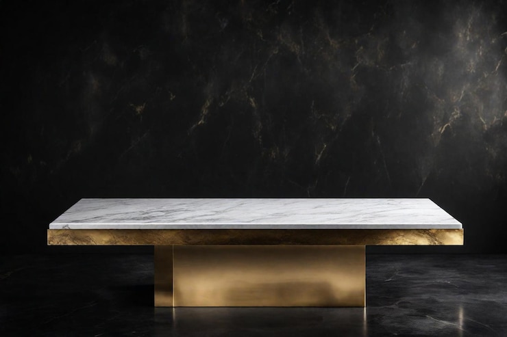 Photo a marble counter top with a marble top and a marble counter top