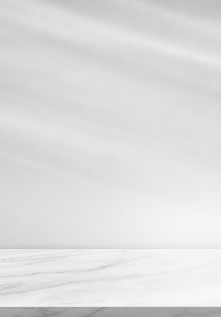 Photo marble floor perspective and blur shadow leave wall background well editing display product vertical