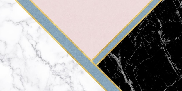 Marble and golden line of wallpaper