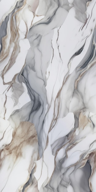 marble pattern with a white and brown color generative ai