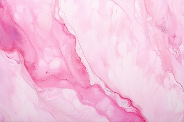 Marble pink ink painting ai