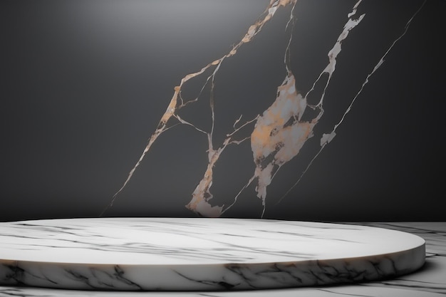 Photo marble podium background