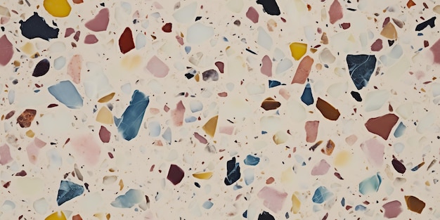 Мраморная скала геометрическая абстрактная каменная текстура с множеством цветов в хаотическом декоративном узоре