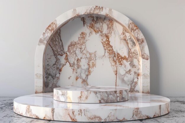 Marble Table With Circular Base