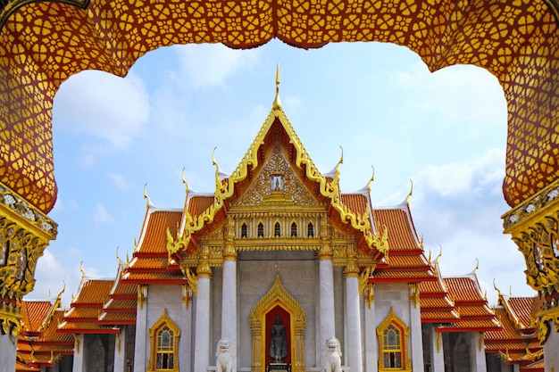 Marble Temple in Bangkok Thailand