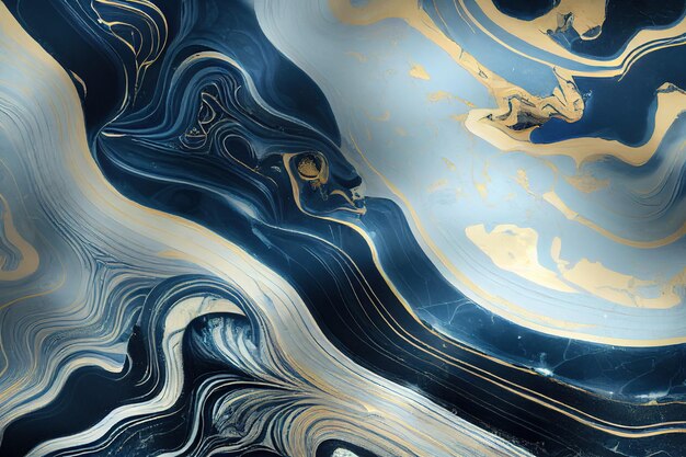 Marble texture Abstract marble ink art from exquisite original painting for abstract background