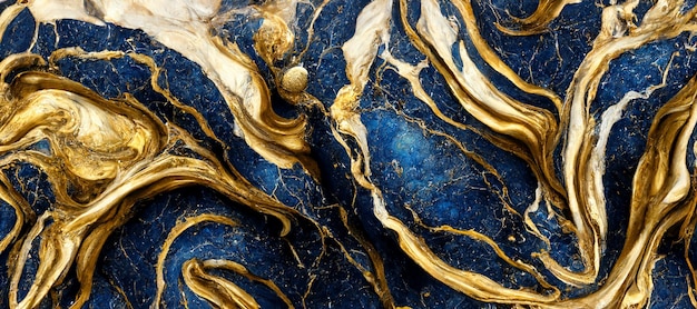 Marble texture abstract wallpaper background luxury marble texture gold and blue