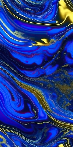 Marble texture background liquid flowing art splash diy fluid colors gold black