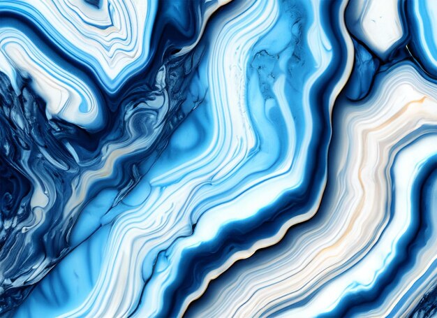 Marble texture blue color background