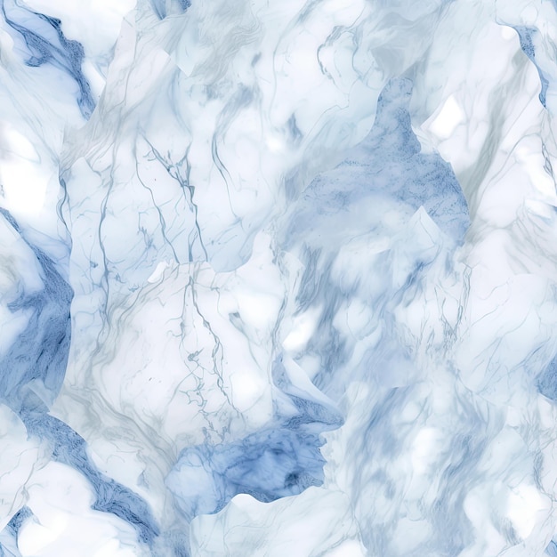 Marble texture light blue and white tiles AI Generated