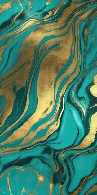 Marble texture liquid flowing art splash background diy fluid colors gold black