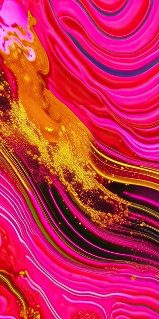 Marble texture liquid flowing art splash background diy fluid colors gold black