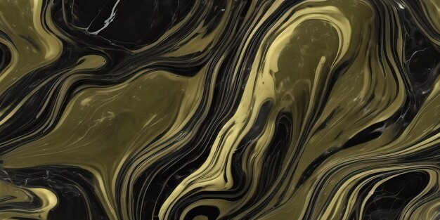 Foto texture di marmo fluido che scorre arte di sfondo splash diy fluido colori oro nero