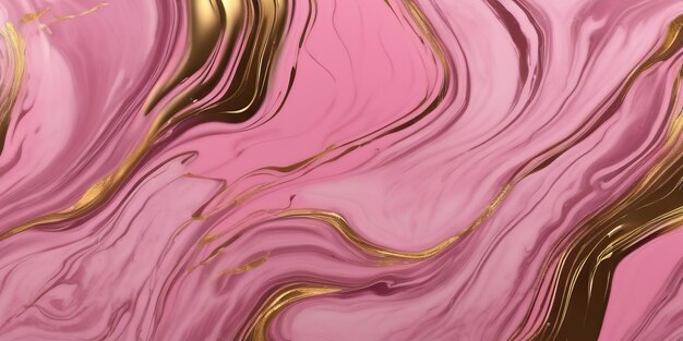 Marble Texture Liquid Flowing Background Art Splash Diy Fluid Colors Gold Black