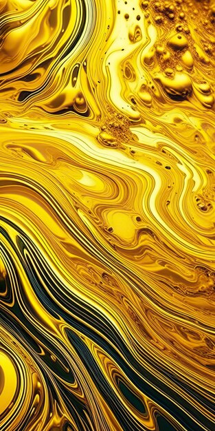 Marble texture liquid flowing background art splash diy fluid colors gold black