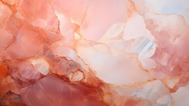 marble texture in pink and peach fuzz shades background stone surface color of 2024