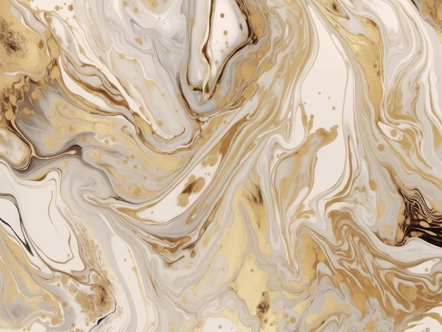 A marble texture that is printed with gold and white paint.