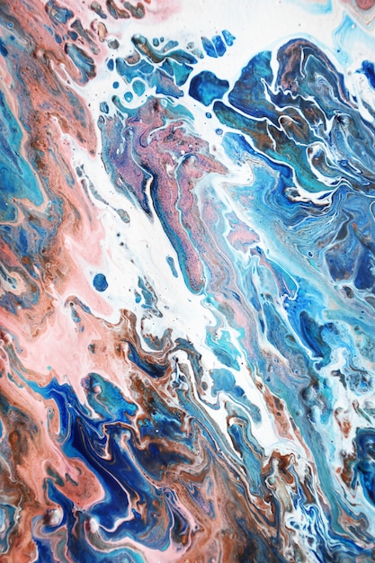 Marble texture with Acrylic paints