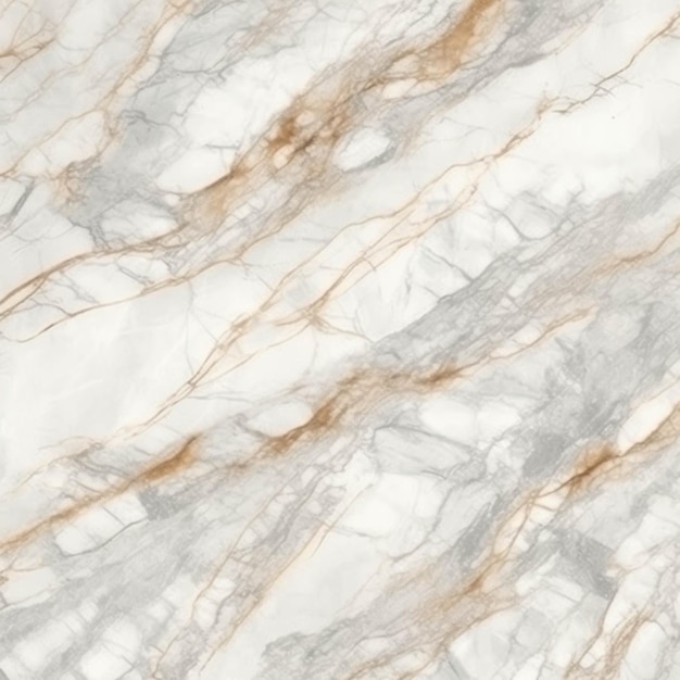 Marble texture with a brown and white pattern generative ai