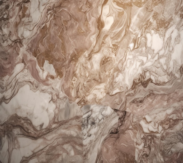 A marble tile with a brown and white marble pattern.
