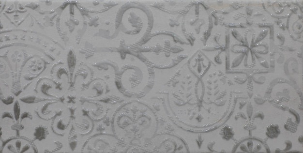 marble tile with floral pattern for the kitchen