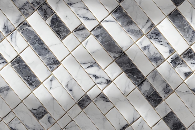 Marble wall texture different shape seamless pattern