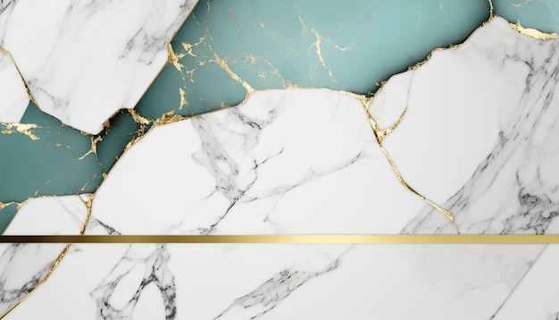 A marble wall with a gold stripe.