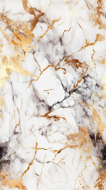 A marble wallpaper with gold and black marble texture.