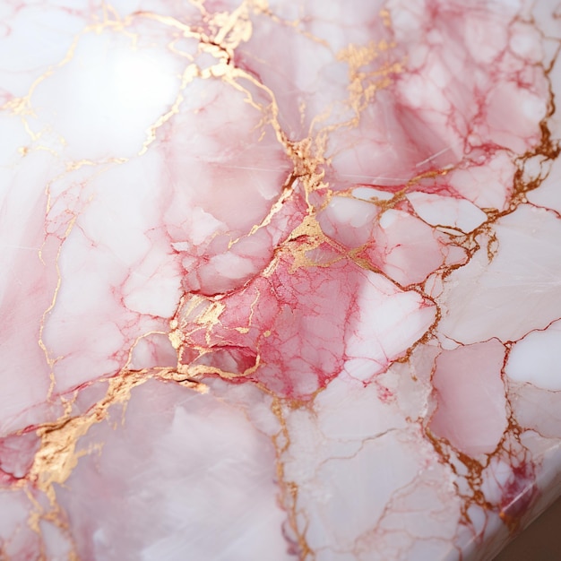 marble with gold leaf detail on it generative ai