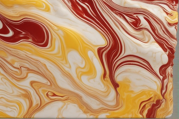 Marble yellow and red Texture Background