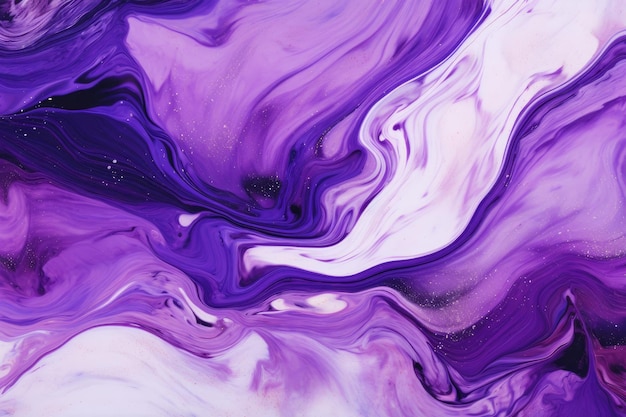 Marbled blue and purple abstract background Liquid marble ink pattern Abstract purple paint background with marble pattern AI Generated