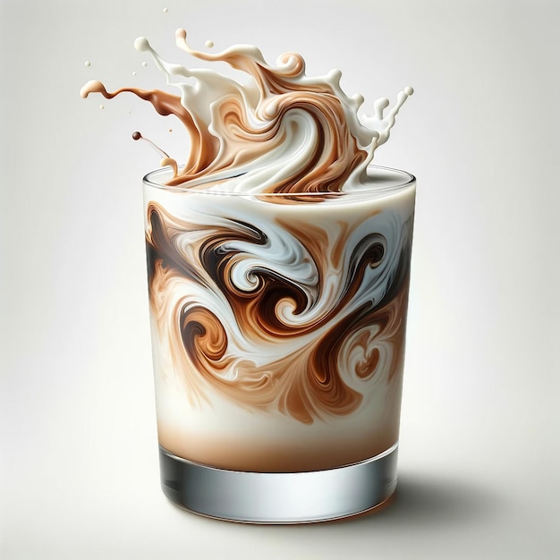 Marbled Iced Coffee Swirl