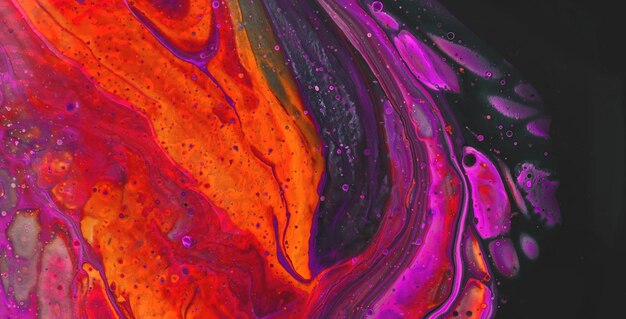 Marbled Marvels A Visual Delight of Texture and Color in Liquid Art