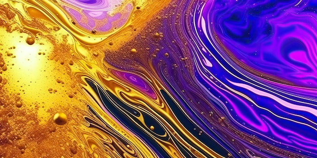 Marbling texture liquid marble flowing background art splash diy fluid colors gold black