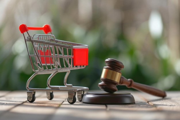 3月15日 - ショッピングカートとジャッジ・ハメル - 世界消費者権利デー