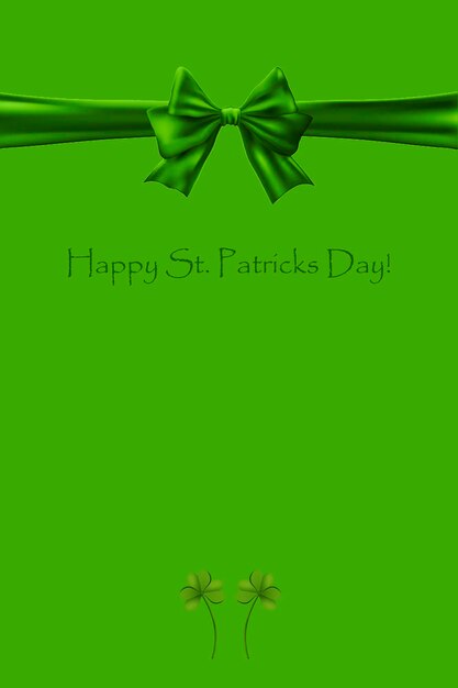 Photo march 17 st patricks day concept background top view