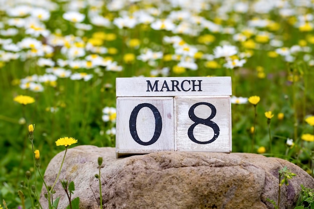 March 8th calendar, World of woman day