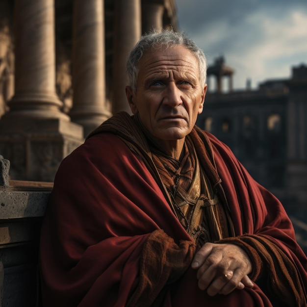 Photo marcus tullius cicero roman statesman republican politician orator philosopher and scholar