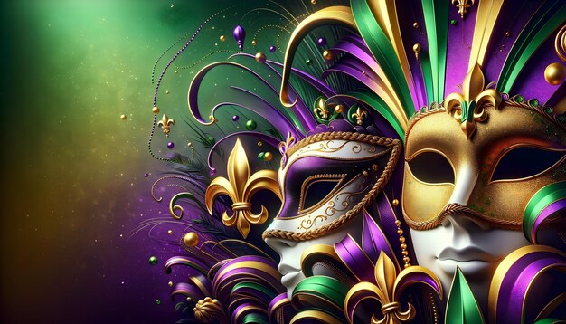 Mardi gras carneval background