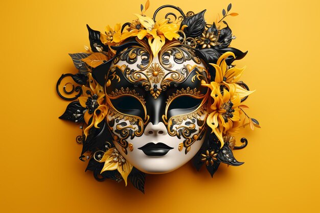 Mardi gras carnival festive mask high quality photo