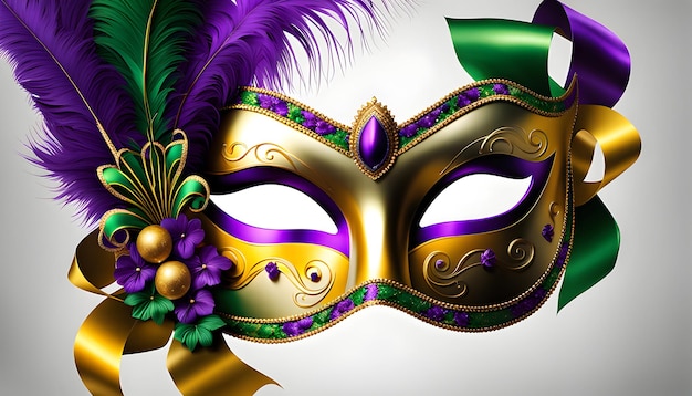 Mardi gras carnival mask