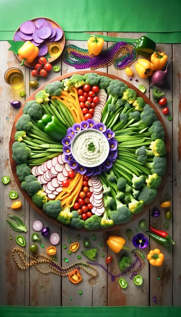 mardi gras vegetable