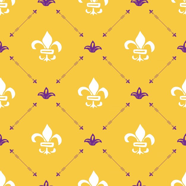 Mardi Gras Seamless Pattern