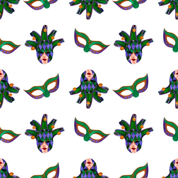 mardi gras watercolor background