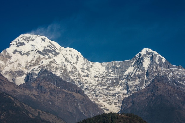 Mardi Himal, Mt. Machhapuchhare, Annapurna mountain seen during Annapurna Base Camp  Trekking Nepal