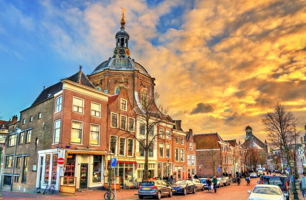 Marekerk a protestant church in leiden south holland the netherlands