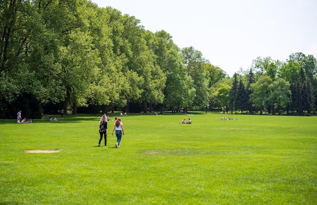 Margaret Island is in the middle of the Danube in central Budapest Hungary