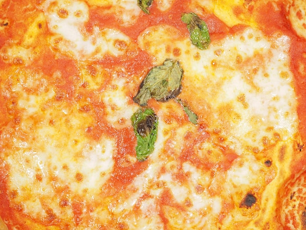 Margherita pizza achtergrond